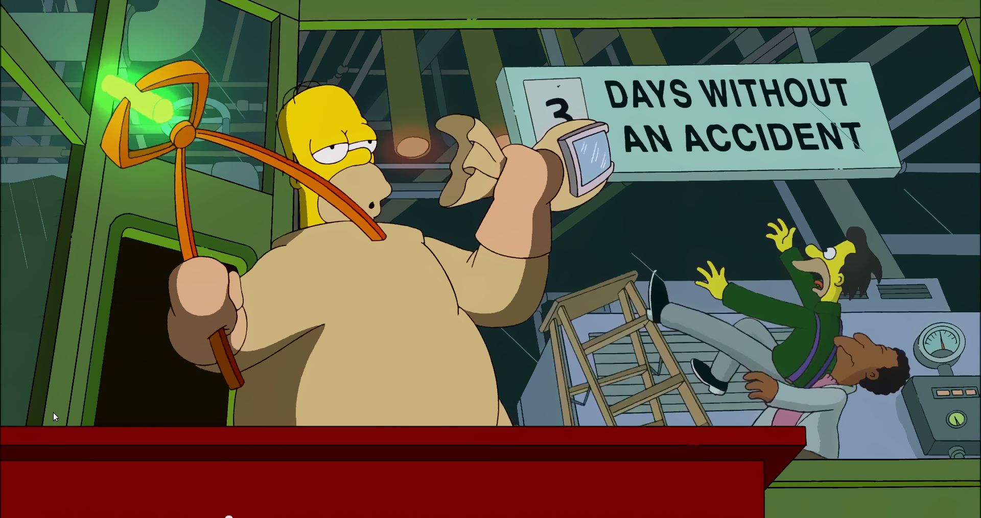 homer simpson at work