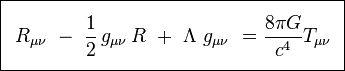 einstein equation