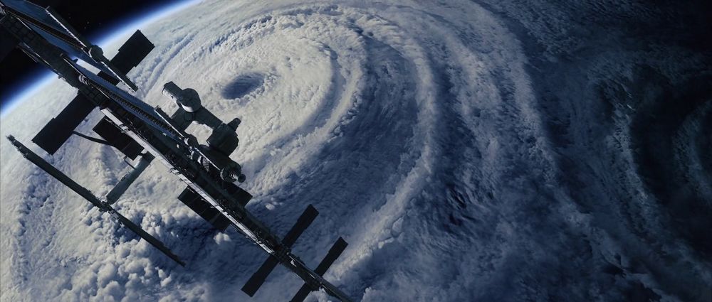 cyclone vu depuis l’espace
