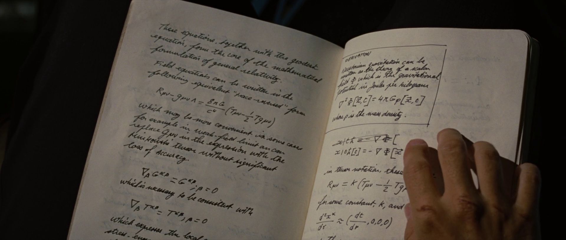 einstein equation in ironman
